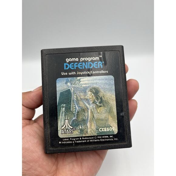 Defender Atari 2600 7800 Vintage Shooter Game Cleaned Works - Picture 3 of 4